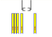 Double Side Automatic Cloth Washing Device